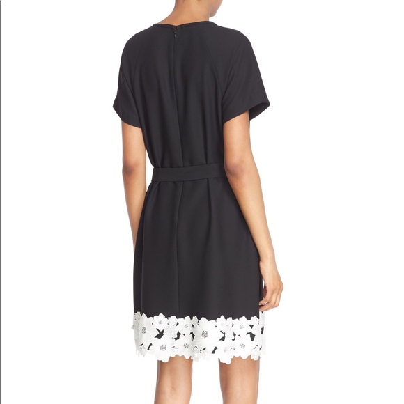 Kate spade Lace Trim Stain Crepe Dress Size 0 - Picture 3 of 8